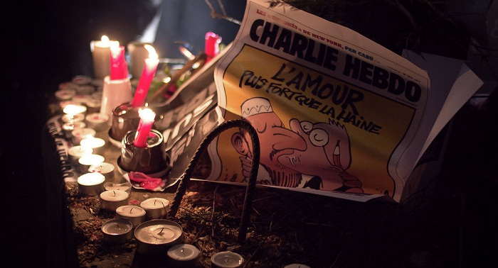 France commemorates victims of Charlie Hebdo attack two years after tragedy 